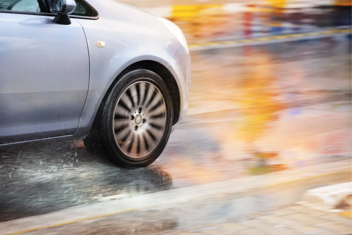 driving in the rain